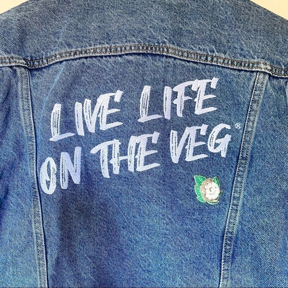 Levi’s Ex-BF Trucker Jacket Custom S - Picture 9 of 11